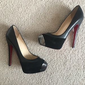 Christian Louboutin Steel toe Maggie 140 pump